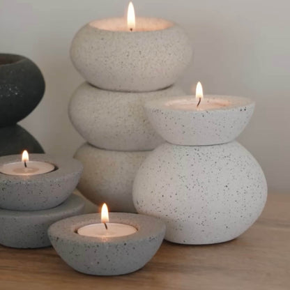 Sphere Stackable Jesmonite Tealight Holder