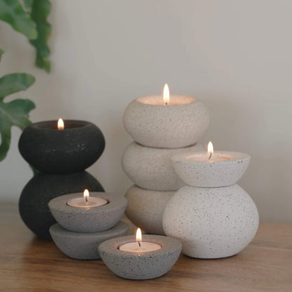 Sphere Stacking Jesmonite Tealight Holders