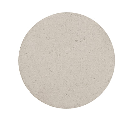 beige circle eco concrete placemat