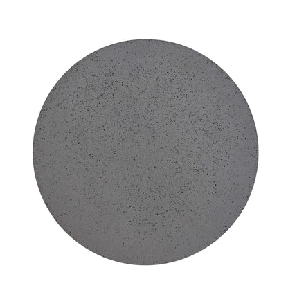 grey circle eco concrete placemat
